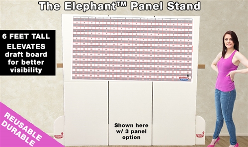 Elephant Draft Board Stand - Bruno's Draft Kits